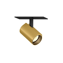 LED Strahler CENO CEILING REC 1.1 LED, 1-flammig, 2700K K 6W 350mA 17V CRI90, dreh-/schwenkbar, schwarz matt, gold