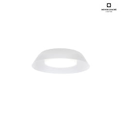 LED Wand-/Deckenleuchte TOWNA 1.0, IP44,  25.4cm, 2700K, dimmbar, wei