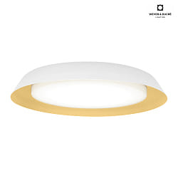 Lampada da parete e soffitto TOWNA 2.0 grande IP44, oro, bianco dimmerabile