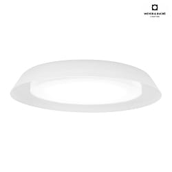 Lampada da parete e soffitto TOWNA 2.0 grande IP44, bianco dimmerabile