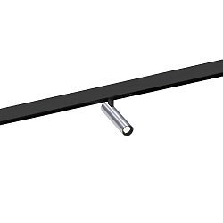 LED Schienenstrahler MATCH ON STREX 1.0, 48V, 9,3W, IP20, nicht dimmbar, 3000K, 560lm, schwarz/alu