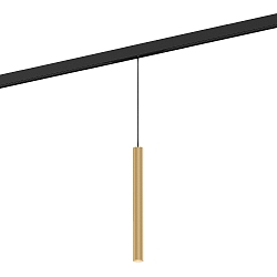 LED Schienen-Pendelleuchte MATCH ON STREX 3.0, 54�, 48V, 8,1W, IP20, dimmbar, Kabel 60cm, 3000K, 520lm, champagner