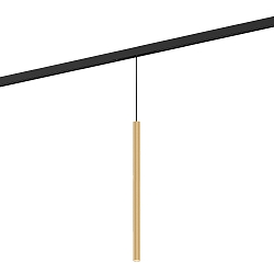 LED Schienen-Pendelleuchte MATCH ON STREX 5.0, 33�, 48V, 8,1W, IP20, dimmbar, Kabel 60cm, 3000K, 480lm, champagner