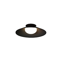 ceiling luminaire CLEA CEILING SURF 1.0 IP20, black matt dimmable