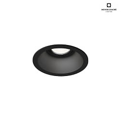 LED Einbaustrahler DEEP 1.0, IP20, 350/500mA, 7/10W 4000K, CRi >90, mit Blattfedern, schwarz