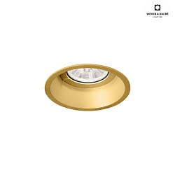 LED Einbaustrahler DEEP 1.0, IP20, 350/500mA, 7/10W 2700K, CRi >90, mit Standard-Federn, gold