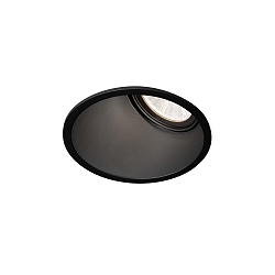 Plafonnier encastr DEEP ASYM ADJUST CEILING REC 1.0 IP20, noir mat 