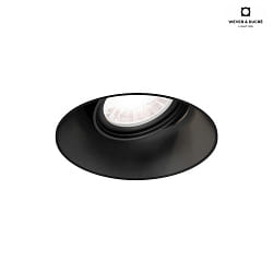 LED Einbaustrahler DEEP ADJUST TRIMLESS 1.0, IP20, 350/500mA, 7/10W 3000K, CRi >90, schwarz