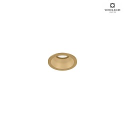 ceiling recessed luminaire DEEP POINT 1.0 small, rigid, current constant IP20, champagner dimmable