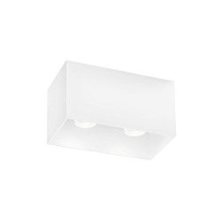 LED Deckenleuchte BOX CEILING SURFACE 2.0, IP20, 2-flammig, 16W 3000K, CRi >90, dim2warm, wei matt