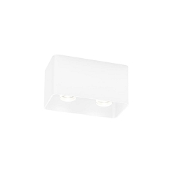 LED Deckenleuchte DOCUS CEILING SURFACE 2.0, IP20, 2-flammig, 16W 2000-3000K, CRi >90, dim2warm, wei matt