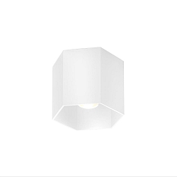 Luminaire de plafond HEXO CEILING SURF 1.0  1 flamme IP20, blanc mat gradable
