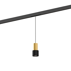 LED Schienen-Pendelleuchte ODREY ON STREX 1.1, 48V, 9,3W, IP20, 2700K, 380lm, gold/schwarz