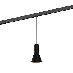 LED Schienen-Pendelleuchte ODREY ON STREX 1.3, 48V, 9,3W, IP20, 3000K, 445lm, schwarz