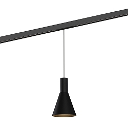 LED Schienen-Pendelleuchte ODREY ON STREX 1.4, 48V, 9,3W, IP20, 3000K, 445lm, schwarz