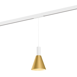 LED Schienen-Pendelleuchte ODREY ON STREX 1.4, 48V, 9,3W, IP20, 2700K, 410lm, wei�/gold