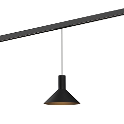 LED Schienen-Pendelleuchte ODREY ON STREX 1.6, 48V, 9,3W, IP20, 2700K, 475lm, schwarz