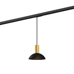 1-Phasen Pendelleuchte ODREY ON TRACK 1.7 PAR16, GU10, IP20, gold/schwarz