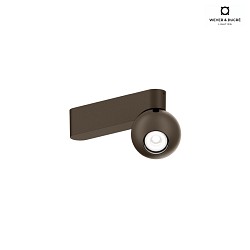 ceiling luminaire LECA 1.0 1 flame, cardanic swivelling IP20, bronze dimmable