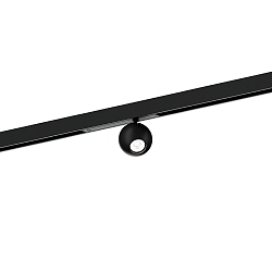 LED Schienenstrahler LECA ON STREX 1.0, 48V, 31�, 7W, IP20, DALI dimmbar, 2700K, 585lm, schwarz