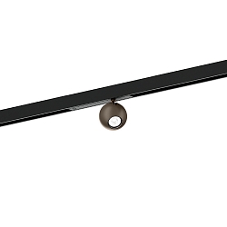 LED Schienenstrahler LECA ON STREX 1.0, 48V, 31�, 7W, IP20, DALI dimmbar, 3000K, 620lm, bronze