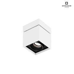 Plafoniera SIRRO 1.0 1-Lampadina, angolare, girevole, ruotabile, Dim-To-Warm IP20, nero, bianco dimmerabile