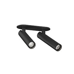 spot MATCH CEILING REC 2.0 IP20, black matt dimmable