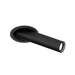 Faretto da incasso MATCH SNEAK 1.0 girevole IP20, nero opaco