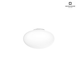 ceiling luminaire PERLEZ IP44 3.0 -  20CM cambered, with spacer IP44, white dimmable