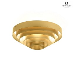 Ceiling luminaire J.J.W. 03, 3x E27, aluminum, gold