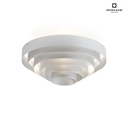 Ceiling luminaire J.J.W. 03, 3x E27, aluminum, silver