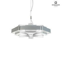 Luminaire  suspension J.J.W. 04 E27 IP20, argent gradable