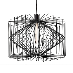 pendant luminaire WIRO 6.5 WIRO CEILING SUSP E27 IP20, black 