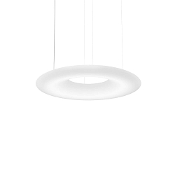 LED Design Pendant luminaire GIGANT 10.0,  100cm, steel / LLDPE, white, 3000K
