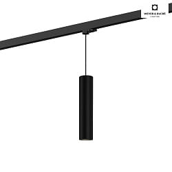 Apparecchio a sospensione trifase RAY ON TRACK 3.0 - PAR16 cilindrico, lang, con adattatore GU10 IP20, opaco