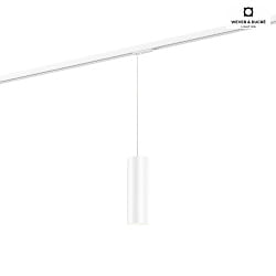 Pendant luminaire RAY 2.0 PAR 16 for 1-phase tracks, GU10 max. 12W, white