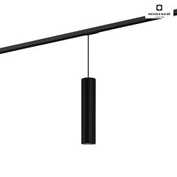 Pendant luminaire RAY 3.0 PAR 16 for 1-phase tracks, GU10 max. 12W, black