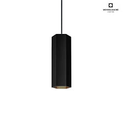Luminaire  suspension HEXO MULTI 2.0 sans rosette, Dim-To-Warm IP20, noir gradable