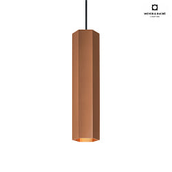 Luminaire  suspension HEXO MULTI 3.0 sans rosette IP20, cuivre gradable