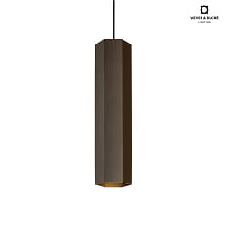 Luminaire  suspension HEXO MULTI 3.0 sans rosette IP20, bronze gradable