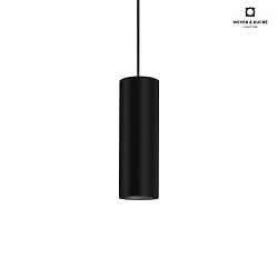 LED Pendant luminaire RAY MULTI 2.0, 6W 2700K, CRi >90, dimmable, black