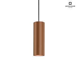 LED Pendant luminaire RAY MULTI 2.0, 6W 2700K, CRi >90, dimmable, copper