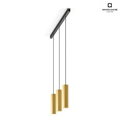 Pendant luminaire HEXO MULTI 3.0 PAR16, GU10 max. 12W, without canopy, gold