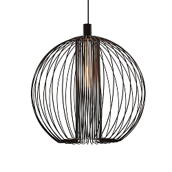 pendant luminaire WIRO 1.0 GLOBE CEILING SUSP E27 IP20, black 