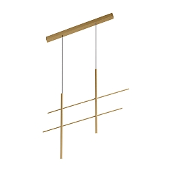 pendant luminaire NET CEILING SUSP 2.0 IP20, champagner dimmable