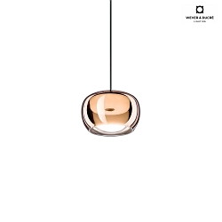 pendant luminaire WETRO 1.0 1 flame Dim-To-Warm IP20, copper dimmable