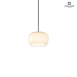 LED Design-Pendelleuchte WETRO 1.0,  15cm, 11W 1850-2800K, CRi >90, dimmbar, Glas, taupe