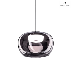 pendant luminaire WETRO 2.0 1 flame Dim-To-Warm IP20, black dimmable