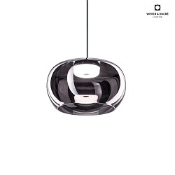 pendant luminaire WETRO 3.0 1 flame, Dim-To-Warm IP20, black dimmable