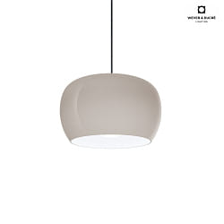 pendant luminaire WETRO 3.0 1 flame, Dim-To-Warm IP20, taupe, white dimmable